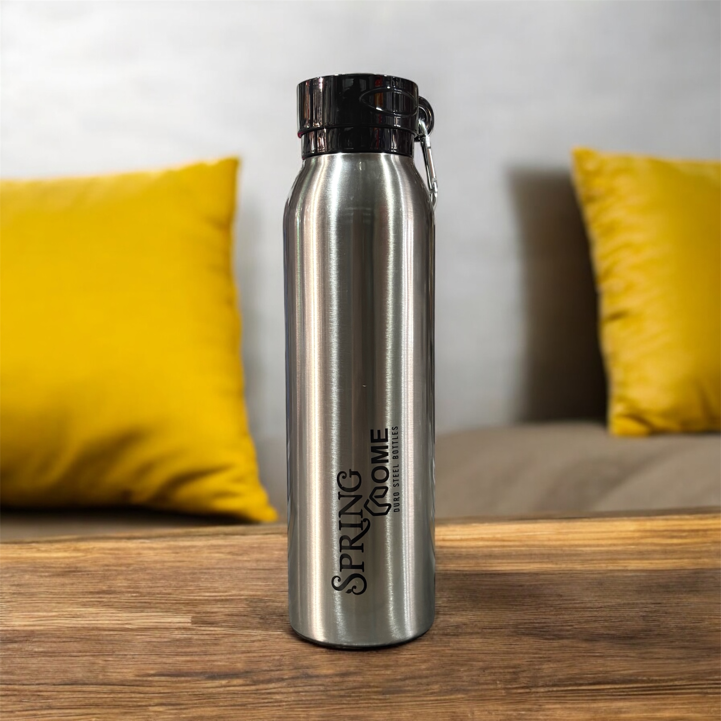 A Frost Spring Home Duro Steel Bottle (600ml) – a durable, insulated stainless steel bottle designed for outdoor enthusiasts, travelers, and everyday use.