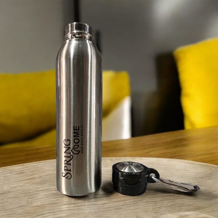 A Frost Spring Home Duro Steel Bottle (600ml) – a durable, insulated stainless steel bottle designed for outdoor enthusiasts, travelers, and everyday use.