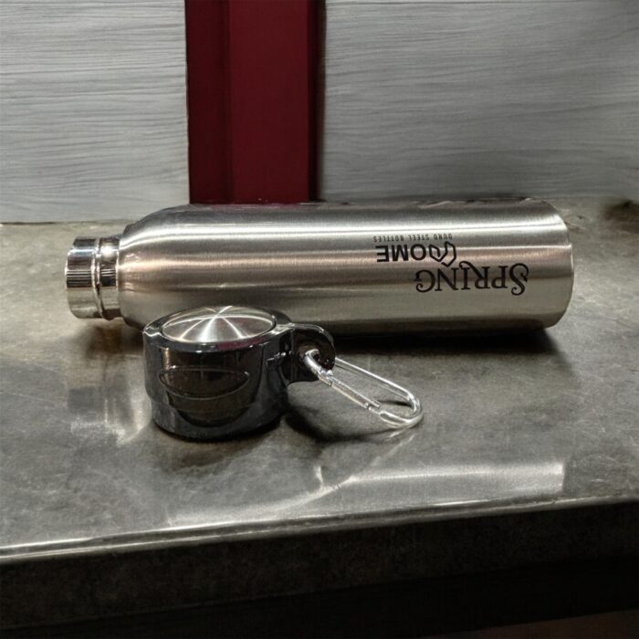 A Frost Spring Home Duro Steel Bottle (600ml) – a durable, insulated stainless steel bottle designed for outdoor enthusiasts, travelers, and everyday use.