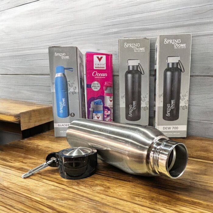 A Frost Spring Home Duro Steel Bottle (600ml) – a durable, insulated stainless steel bottle designed for outdoor enthusiasts, travelers, and everyday use.