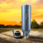 A rugged and insulated Marvel 600 Spring Home Duro Steel Bottle (500ml) made from 18/8 stainless steel, designed for hikers, campers, and travelers. Keeps beverages hot or cold for long hours with a leak-proof and rust-resistant design.