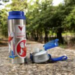 A durable and insulated Ocean Virtue HomeWare Steel Bottle (600ml), made from high-quality stainless steel, designed to keep beverages hot or cold for long hours. Leak-proof, rust-proof, and perfect for school, travel, hiking, and outdoor adventures.