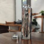 A sleek and durable Devidayal Bombay Fridge Steel Bottle (Set of 2, 1000ml each), perfect for fitness enthusiasts and eco-conscious individuals