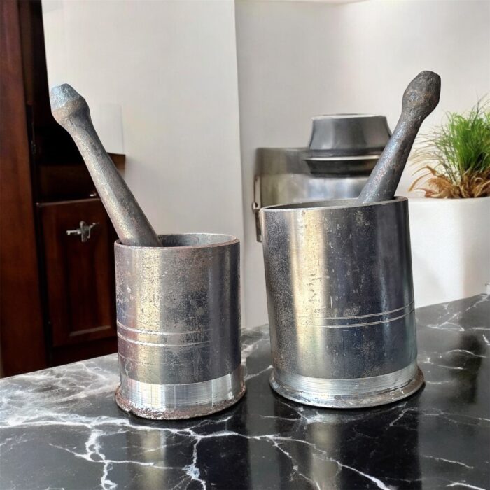 Rulia Ram’s Pure Iron Imam Dasta (Khallad Musli) – Traditional Hand-Forged Grinder for Ayurvedic and Herbal Preparations, Available in Two Sizes