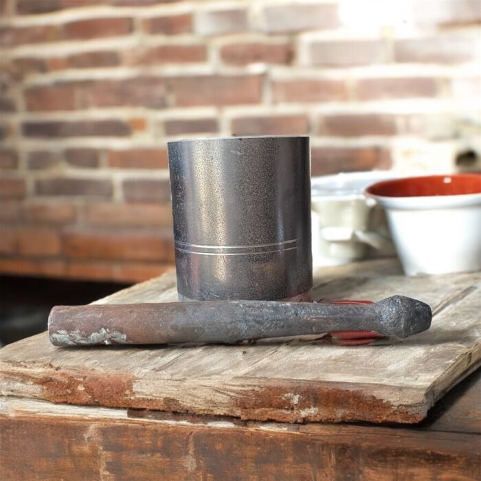 Rulia Ram’s Pure Iron Imam Dasta (Khallad Musli) – Traditional Hand-Forged Grinder for Ayurvedic and Herbal Preparations, Available in Two Sizes