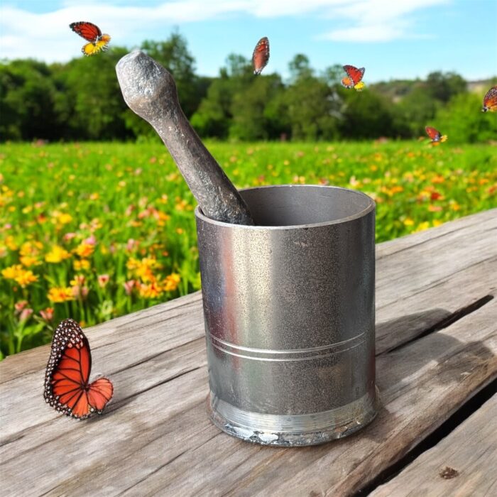 Rulia Ram’s Pure Iron Imam Dasta (Khallad Musli) – Traditional Hand-Forged Grinder for Ayurvedic and Herbal Preparations, Available in Two Sizes