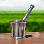 "Premium Stainless Steel Mortar and Pestle Okhli Masher – Ayurvedic and Herbal Grinder for Spices, Roots, and Medicinal Herbs. Available in 7 Sizes."