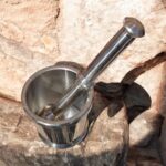 "Premium Stainless Steel Mortar and Pestle Okhli Masher – Ayurvedic and Herbal Grinder for Spices, Roots, and Medicinal Herbs. Available in 7 Sizes."
