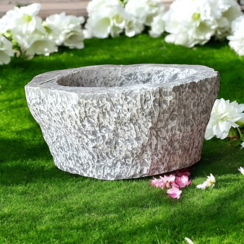 Punjabi Kunda Danda (Mortar and Pestle) Plain – Traditional Heavy-Duty Grinder for Ayurvedic Herbal Remedies and Spice Blends, Available in Multiple Sizes with 18-inch Pestle