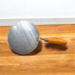 Iron Roti Turner with Wooden Handle – Traditional Indian Chapati Flipper for Eco-Friendly Cooking