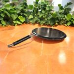 MS Choudhary Non-Stick Concave Tawa with Cool-Touch Steel Handle – Heavy Gauge Tawa for Roti and Dosa, 3mm Thick Mild Steel