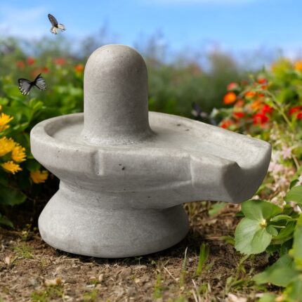 Ruliarams Divya Shivling Mini white stone