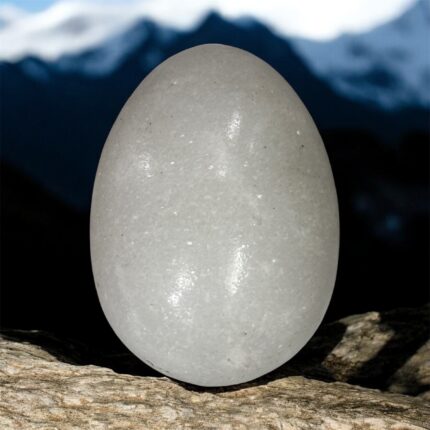 Ruliarams Prithvi Lingam – Earth-Embedded Shivling white