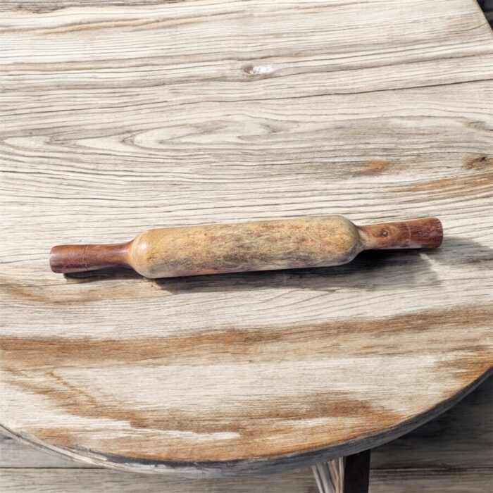 RusticCraft™ Classic Wooden Rolling Pin Set of 2 – Handcrafted hardwood (14 × 2 inches)