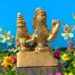 Divine brass Shiva Parivar idol featuring Lord Shiva, Parvati, and Ganesha