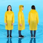 Tandhan RainGuard™ (Set of 3) Waterproof Hooded Unisex Poncho – Free Size, Reusable - Image 4