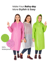 Silpaulin Star™ All-Weather Rain Poncho (Unisex, Pack of 3) - Image 2