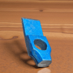 BrickPro Tesi hammer head set of two, forged steel, heavy-duty tool for brickwork, masonry, and stone cutting.