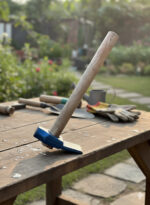 BrickPro Tesi hammer head set of two, forged steel, heavy-duty tool for brickwork, masonry, and stone cutting.