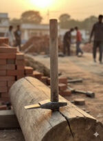 Mittal Basuli ProCut Edition, set of two forged steel hammer heads, designed for masonry, brick cutting, and stone chiseling.