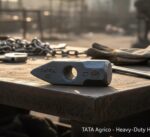 Tata Pin Hammer – HeavyStrike Series, heavy-duty forged steel hammer available in 10 lb, 12 lb, and 16 lb sizes for construction, masonry, roadwork, and industrial applications.