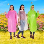 Silpaulin Star all-weather unisex rain poncho pack of 3 – waterproof protection