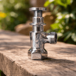 ZET AquaPress push cock water-saving tap — durable press tap for bathrooms, washbasins and public water areas designed to reduce water wastage