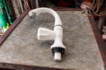 Kankhal Long Neck PVC Water Tap for Garden and Outdoor Watering, White Rust-Free Long Neck Tap for Hose Connection and Car Washing