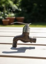 Iron Tap with Steel Polished Slider Handle – Set of Two - Image 5