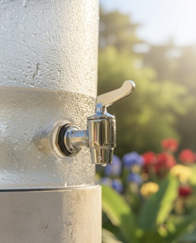 Rajshree stainless steel jar cock tap for water dispensers and filter jars — durable leak-proof metal tap with smooth flow