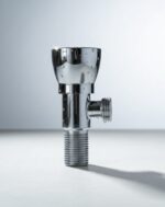 Rekon UltraFlow stainless steel angle valve for bathroom and kitchen plumbing — durable rust-free control valve with smooth water flow