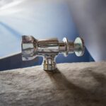 ZET AquaPress push cock water-saving tap — durable press tap for bathrooms, washbasins and public water areas designed to reduce water wastage
