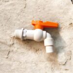 QuickFlow plastic water tap set of 4 for outdoor use — durable leak-proof garden and washing area tap