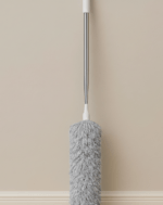 Adjustable ceiling fan cleaning duster with long handle and soft microfiber head for high ceiling dust removal