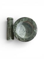 Ruliarams Black Royal Grind Marble Khalbatta Mortar and Pestle - Image 2