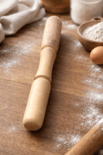 Traditional wooden danda for kunda okhli, 18 inch long wooden musal for hand pounding spices, durable masala pounding stick for authentic Indian kitchen use