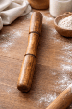 Traditional wooden danda for kunda okhli, 18 inch long wooden musal for hand pounding spices, durable masala pounding stick for authentic Indian kitchen use