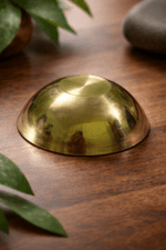 set of 4 pure brass diya bati oil holder bowls for pooja, mandir use, and diwali decoration in different sizes