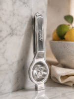 Nency stainless steel lemon squeezer set of 2 with 8 inch manual hand press citrus juicer for kitchen use.