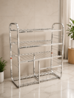 SteelNest Elite Kitchen Rack 30x24 Inch | Premium Stainless Steel Dish Drying & Storage Organizer