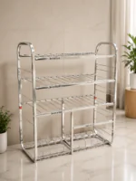 SteelNest Elite Kitchen Rack 30x24 Inch | Premium Stainless Steel Dish Drying & Storage Organizer