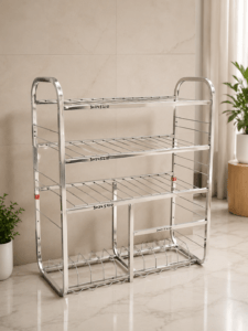 SteelNest Elite Kitchen Rack 30x24 Inch | Premium Stainless Steel Dish Drying & Storage Organizer