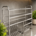 SteelNest Elite Kitchen Rack 30x24 Inch | Premium Stainless Steel Dish Drying & Storage Organizer