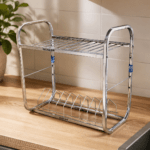 DryMate Stainless Steel Kitchen Rack 18 x 18 inches stand