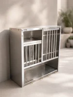 Premium stainless steel sheet rack with modern space-saving design for organizing kitchen utensils and storage essentials in modular kitchens.