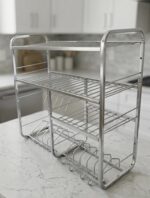 Priya SteelNest™ Elite Kitchen Rack – 24x24 Inch - Image 2