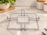 KOWS Stainless Steel Square Hot Pot & Hot Utensil Stand | Heavy Duty Kitchen Trivet Set of Two - Image 3