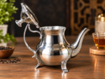 DHARA New Charminar Pot – Silver | Premium Stainless Steel Tea Server - Image 3
