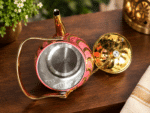 DHARA Gold Peach Decorative Tea Kettle – Medium | Stainless Steel Tea Server - Image 2